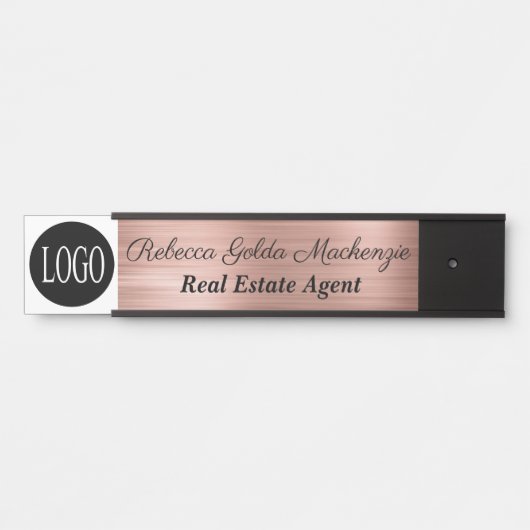 Aangepaste Logo Professional-Kantoor Deurbordje (Voorkant)