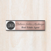 Aangepaste Logo Professional-Kantoor Deurbordje (Voorkant)