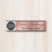 Aangepaste Logo Professional-Kantoor Deurbordje (Voorkant)