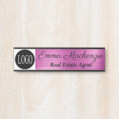 Aangepaste Logo Professional-Kantoor Deurbordje (Voorkant)