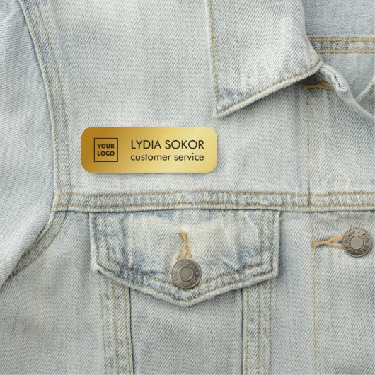 Aangepaste Logo Professional-naamtag Naamplaatje (In situ)