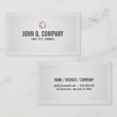 Aangepaste Logo Professional Visitekaartje (Voorkant / Achterkant)