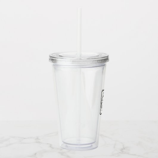 Aangepaste Logo | Professioneel bedrijfswisselontw Acryl Drinkbeker (Rechts)