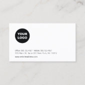 Aangepaste Logo professionele benoemingsherinnerin Visitekaartje (Voorkant)