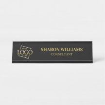 Aangepaste Logo | Professionele Black Gold minimal