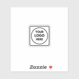 Aangepaste Logo | Professionele branded waterfles Sticker