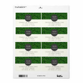 Aangepaste Logo | Professionele Lawn Care Landscap Etiket (Full Sheet)