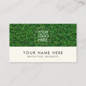 Aangepaste Logo | Professionele Lawn Care Landscap Visitekaartje (Voorkant)