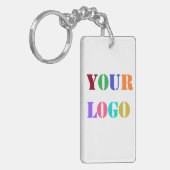 Aangepaste Logo Promotie Business Sleutelhanger Ca (Voorkant Links)