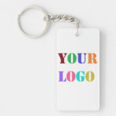 Aangepaste Logo Promotie Business Sleutelhanger Ca (Voorkant)