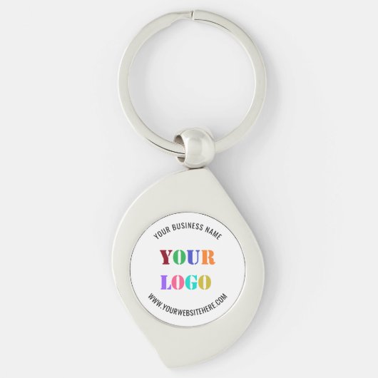 Aangepaste Logo Promotie Business Sleutelhanger Ca (Voorkant)