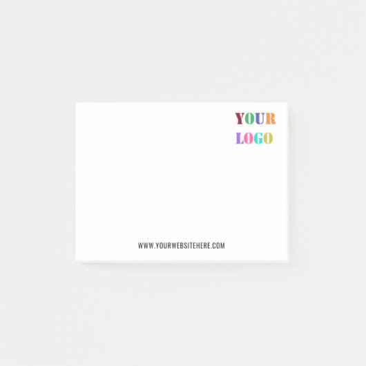 Aangepaste Logo promotieartikelen voor zakelijke p Post-it® Notes (Voorkant)