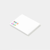 Aangepaste Logo promotiefaciliteiten van bedrijf n Post-it® Notes (Schuin)