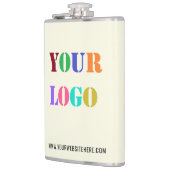 Aangepaste Logo promotiefasje voor bedrijven Heupfles (Links)