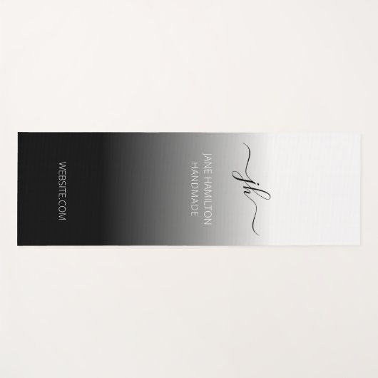 Aangepaste Logo promotiemat voor bedrijven Yogamat (Voorkant (horizontaal))