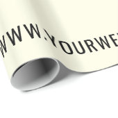 Aangepaste Logo promoties voor bedrijven op maat Cadeaupapier (Rol Hoek)