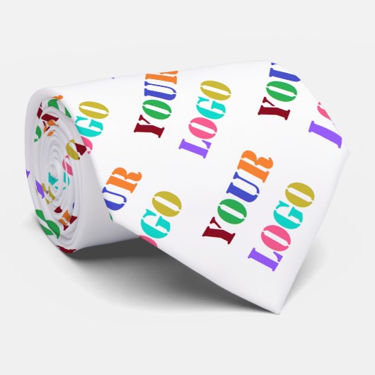 Aangepaste Logo promoties voor bedrijven op maat Stropdas (Opgerold)