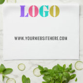 Aangepaste Logo promoties voor bedrijven op maat  Theedoek (Gevouwen)