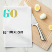 Aangepaste Logo promoties voor bedrijven op maat  Theedoek (Quarter Fold)