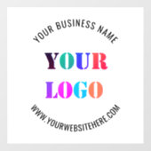 Aangepaste logo promotionele bedrijfspersoonlijkhe raamsticker (Vel)