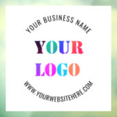 Aangepaste logo promotionele bedrijfspersoonlijkhe raamsticker (Vel 3)