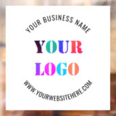 Aangepaste logo promotionele bedrijfspersoonlijkhe raamsticker (Vel 2)