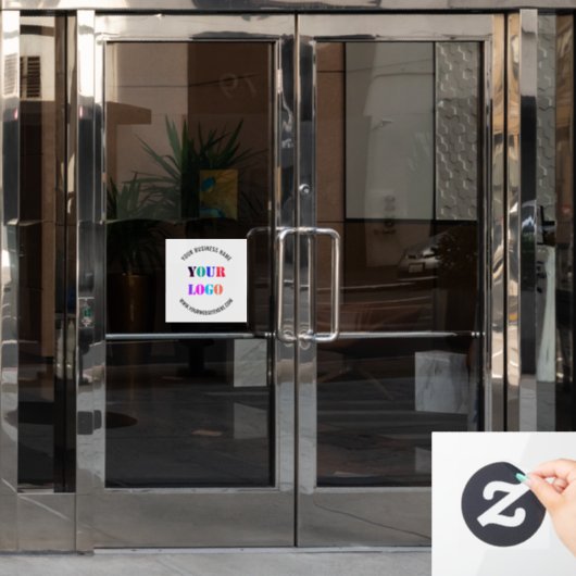 Aangepaste logo promotionele bedrijfspersoonlijkhe raamsticker (Kantoordeur)