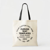 Aangepaste Logo Promotionele Budget Tas 2-zijdige (Voorkant)