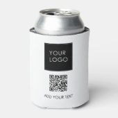 Aangepaste Logo Promotionele Business Company QR C Blikjeskoeler (Blikje Voorkant)