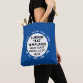 Aangepaste Logo Promotionele CHELSEA BLAUW Schoude Tote Bag (Dichtbij)