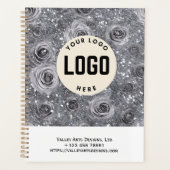 Aangepaste Logo Promotionele Notitieboek, Zilver G Planner (Voorkant)