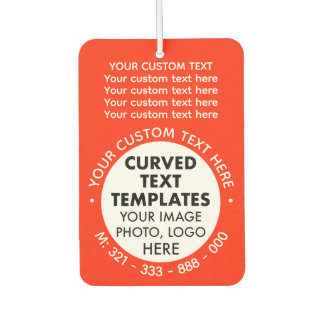 Aangepaste Logo Promotionele RED Car Luchtverfriss Luchtverfrisser