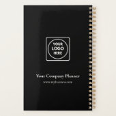 Aangepaste logo promotionele week- en maandplanner planner (Achterkant)