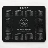 Aangepaste logo promotionele zakelijke 2026 kalend muismat (Voorkant)