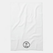 Aangepaste Logo Promotionele Zakelijke Branding Wi Theedoek (Verticaal)