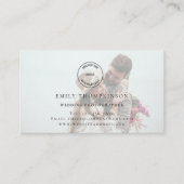 Aangepaste Logo QR Code Foto bruiloft Fotograaf Visitekaartje (Voorkant)