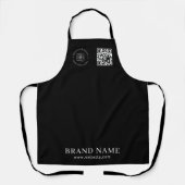 Aangepaste Logo QR-code Gepersonaliseerd Professio Schort (Voorkant)