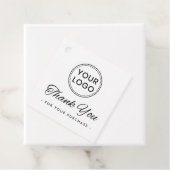 Aangepaste logo QR code orde dank u labels hangen (In situ)