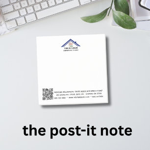 Aangepaste Logo QR Code  Post-it® Notes