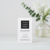 Aangepaste Logo QR-code Professioneel Visitekaartje (Staand voorkant)