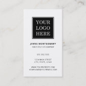 Aangepaste Logo QR-code Professioneel Visitekaartje (Voorkant)