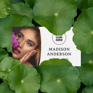 Aangepaste Logo, QR-code Professionele make-up art Visitekaartje