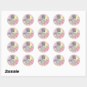 Aangepaste Logo QR-code promotionele Holograaf. Ro Ronde Sticker (Vel)