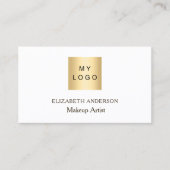 Aangepaste logo Qr code social media merkkleur Visitekaartje (Voorkant)