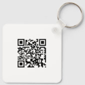 Aangepaste Logo & QR Code Zakelijk Sleutelhanger (Achterkant)