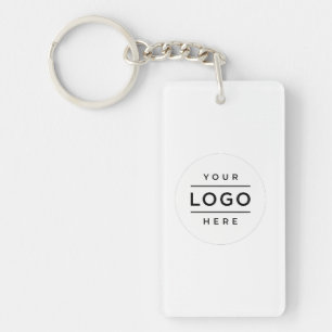 Aangepaste Logo & QR Code Zakelijk Sleutelhanger