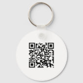 Aangepaste Logo & QR Code Zakelijk Sleutelhanger (Achterkant)