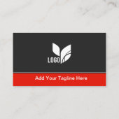 Aangepaste Logo QR Modern Visitekaartje (Achterkant)