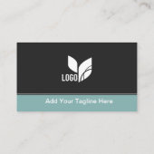 Aangepaste Logo QR Modern Visitekaartje (Achterkant)