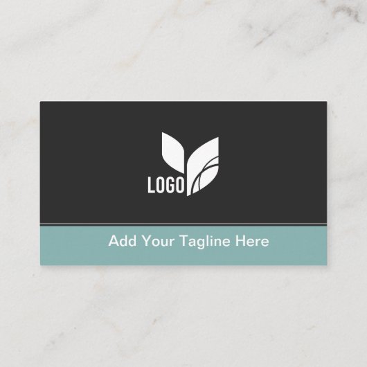 Aangepaste Logo QR Modern Visitekaartje (Achterkant)